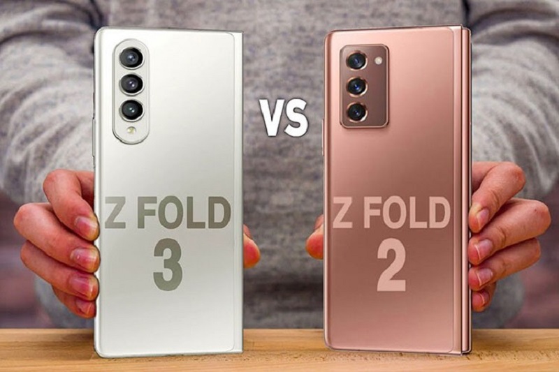 Thiết kế ngoại hình của Samsung Galaxy Z Fold 2 và Z Fold 3